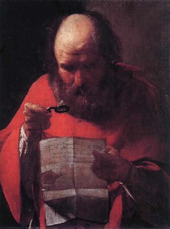 Saint Jerome Reading sg, LA TOUR, Georges de